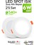 6 W - 2'li Set Gömme Spot Işık 540LM Beyaz Işık Tasarruflu 1