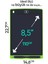 Çocuk Çizim Tableti 8,5 Inç Ce Belgeli Kalemli LCD Dijital Yazı & Çizim Tableti Oyuncak Yazı Tahtası 5