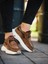 TAN DUBLİN 2525 HAKİKİ DERİ ERKEK SNEAKER TABA 2
