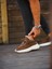 TAN DUBLİN 2525 HAKİKİ DERİ ERKEK SNEAKER TABA 5