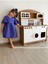 Özka Wooden Toys Montessori Mutfak 7 Adet Set Hediye'li (Ahşap-Beyaz) 2