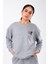 Protect Your Mental Health Relaxed Fit Sweatshirt Kadın - Gri 1