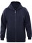 Fermuarlı Kapüşonlu Oversize Sweatshirt - Lacivert 1