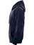 Fermuarlı Kapüşonlu Oversize Sweatshirt - Lacivert 3