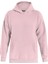 Basic Düz Renk Kapüşonlu Içi Yumuşak Polarlı Oversize Sweatshirt - Pembe 1