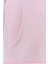 Basic Düz Renk Kapüşonlu Içi Yumuşak Polarlı Oversize Sweatshirt - Pembe 5