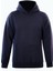 Basic Düz Renk Kapüşonlu Içi Yumuşak Polarlı Oversize Sweatshirt - Lacivert 1
