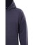 Basic Düz Renk Kapüşonlu Içi Yumuşak Polarlı Oversize Sweatshirt - Lacivert 4