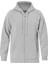 Fermuarlı Kapüşonlu Oversize Sweatshirt - Gri 1