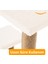 2'li Kedi Tırmalama Tahtası Peluş Kumaş Silinebilir Demonte 42 cm 2 Adımlı Zıplama ve Tırmalama Krem 3