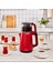 Mega Tea 1501 Cam Çay Makinesi Cherry Red 1500 W 1