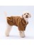 Kahverengi Paris Kedi Köpek Peluş Ceket 1
