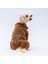 Kahverengi Paris Kedi Köpek Peluş Ceket 3