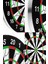 18" Inç Semi-Profesyonel Büyük Boy Dart Seti 6 Oklu Çift Taraflı Kalın Dart Tahtası Metal Dart 45 cm 5