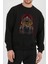 Bleach Ichingo Anime Baskılı Siyah Unisex Kadın Erkek Pamuklu Sweatshirt CU220 1