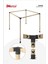Sarar Tek Bölümlü Hazır Ahşap Pergola Seti 85 x 85 mm Ahşaplar Dahil 5
