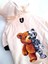 Bearrobo Içi Polarlı Krem  Pamuk Kumaş Köpek Kıyafeti Kapüşonlu Sweatshirt 2