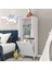 Kopya - Azzuri Home Infinity Kirli Çamaşır Sepetli Banyo Kiler Oyuncak Çok Amaçlı Dolap Azr-10-11 1