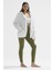 Ela Kapüşonlu 2 İplik Fermuar Detaylı Loose Fit Örme Sweatshirt 1051 2