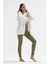 Ela Kapüşonlu 2 İplik Fermuar Detaylı Loose Fit Örme Sweatshirt 1051 3