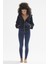 Ela Kapüşonlu 2 İplik Fermuar Detaylı Loose Fit Örme Sweatshirt 1051 3
