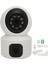 360 Full Hd Çift Kameralı 1080P Wifi Akıllı Güvenlik Kamerası 5