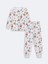 Lcw Kids Baskılı Bisiklet Yaka Yılbaşı Temalı Erkek Çocuk Pijama Takımı 1