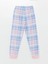 Lcw Kidsı Beli Lastikli Ekose Polar Kız Çocuk Pijama Alt 2
