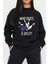 Bowling Baskılı Siyah Unisex Kadın Erkek Pamuklu Sweatshirt CU243 2