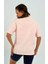 Kadın Su Yeşil Baskısız Basic Pamuklu Oversize T-Shirt 5