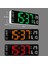 6629 13 Inç LED Oturma Odası Büyük Ekran Duvar Saati 13 Inç Siyah Kabuk Yeşil Açık Yeşil (Yurt Dışından) 2