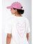 You Me Us Relaxed Fit Kadın T-Shirt Ekru 1