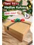 Yılbaşı Temalı Kraft 25 x 25 x 10 cm Boş Hediye Kutusu 1 Adet, Yılbaşı Hediye KUTUSU-T1082 2