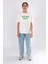 Avocado Toast Relaxed Fit Kadın T-Shirt Ekru 3