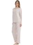 Kadın Uzun Kollu V Yaka Pijama Takımı S25090 2