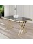 Vals Serisi 80X130 Lak Panel Gold Detay Sabit Masa 1