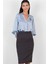 Marsh V Yaka Saten Bluz MAVİ 2