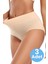 Kadın Dikişsiz Karın Toparlayıcı Slip Külot Korse 3'lü Set 4