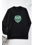 Unisex Moda Regular Bisiklet Yaka Standart Kol Standart Normal Kesim Sıcak Tutan Baskılı Sweatshirt 1