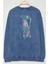 Kadın Moda Bol Bisiklet Yaka Standart Kol Standart Geniş Kesim %100 Pamuk Mistik Temalı Sweatshirt 3