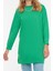 Kadın Tesettür Moda Şık Regular Bisiklet Yaka Düşük Kol Uzun 2li Paket Basic Örme Sweatshirt 3