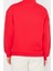 Kadın Moda Şık Relaxed Dik Yaka Düşük Kol Regular Kalın Içi Polarlı Rahat Kalıp Örme Sweatshirt 5