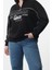 Kadın Büyük Beden Oversize Fermuarlı Yaka Düşük Kol Baskılı Geniş Kalın Polarlı Örme Sweatshirt 2
