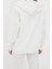 Kadın Oversize Kapüşonlu Düşük Kol Uzun Geniş Kalıp Fermuarlı Kalın Içi Polarlı Sweatshirt 5