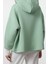 Kadın Moda Şık Relaxed Kapüşonlu Düşük Kol Uzun Kalın Içi Polarlı Triko Bant Detaylı Örme Sweatshirt 5