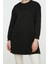 Kadın Tesettür Moda Şık Regular Bisiklet Yaka Düşük Kol Uzun 2li Paket Basic Örme Sweatshirt 3