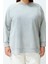 Kadın Tesettür Moda Şık Regular Bisiklet Yaka Standart Kol Regular Yıkamalı Örme Sweatshirt 1