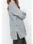 Kadın Tesettür Moda Şık Regular Bisiklet Yaka Standart Kol Regular Yıkamalı Örme Sweatshirt 4