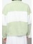 Kadın Moda Regular Fermuarlı Yaka Düşük Kol Regular Basic Baskılı Kalın Içi Polarlı Örme Sweatshirt 5