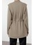 Kadın Tesettür Moda Şık Relaxed Bisiklet Yaka Düşük Kol Regular Örme Sweatshirt 4